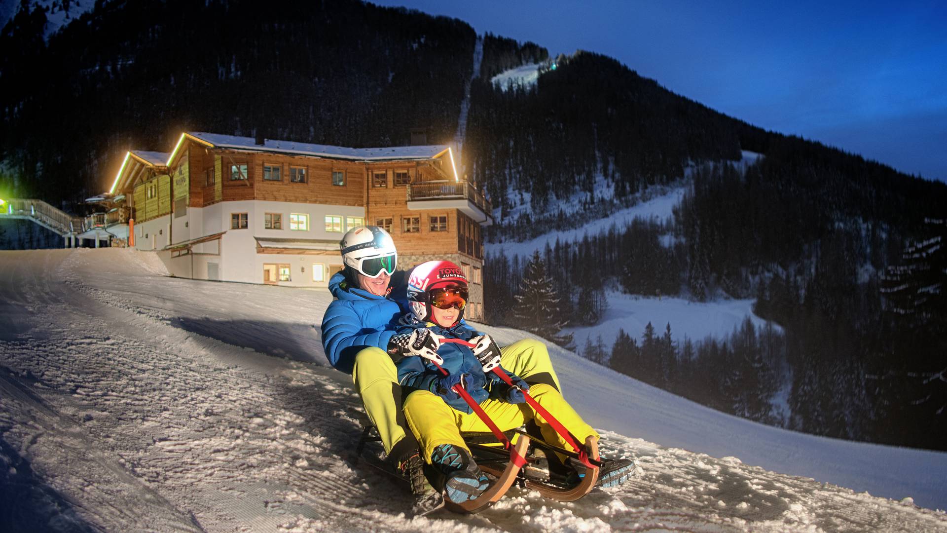 Auf den Schlitten, fertig, los!