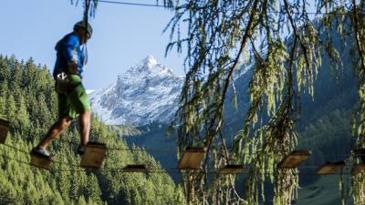 Hochseilgarten im Ahrntal