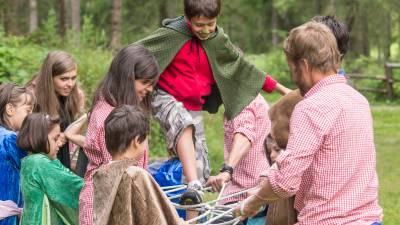 Balance Parcours in der Erlebniswelt Klausberg im Wellnessresort Amonti & Lunaris
