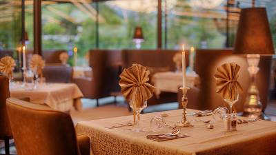 Innenansicht Restaurants des Wellnessresort Amonti & Lunaris