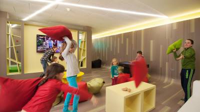 Kinder beim Spielen im Junior Club des Amonti & Lunaris