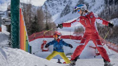 Skikurse für Kinder im Wellnessresort Amonti & Lunaris