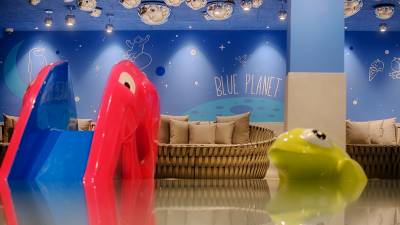 Baby Rutsche im Family Spa Blue Planet im Wellnessresort Amonti & Lunaris