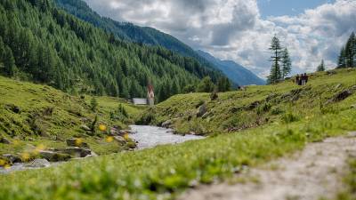 Bach im Talschluss im Ahrntal