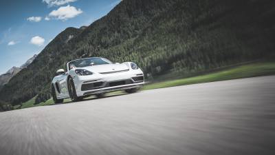 Panoramafahrt mit dem Porsche