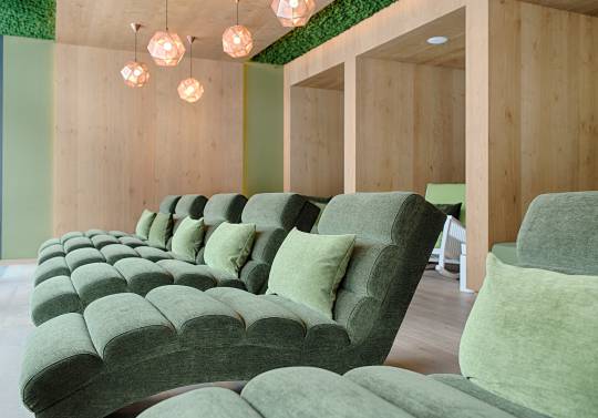 Green nature relax room