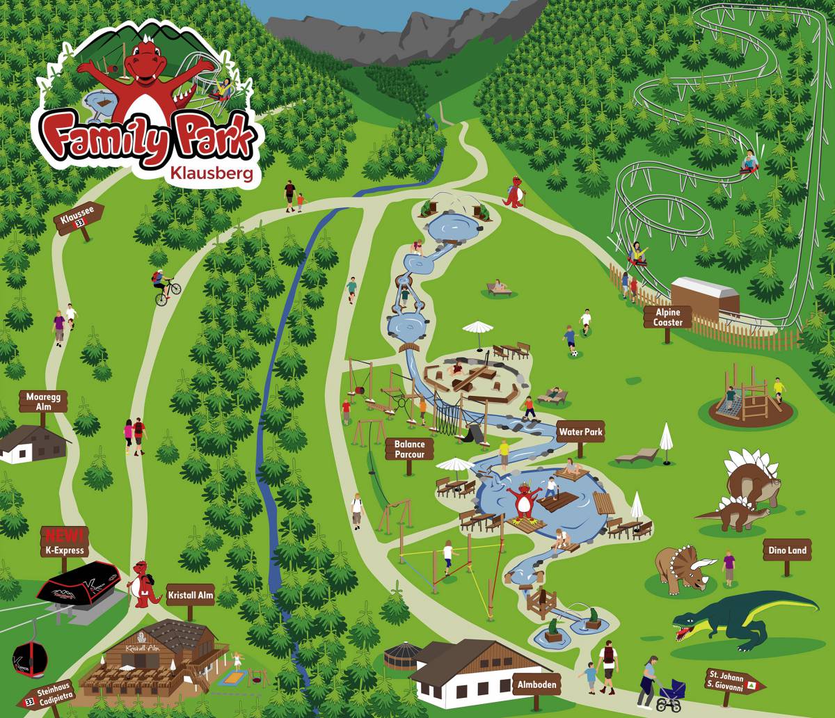 Familypark Klausberg Karte