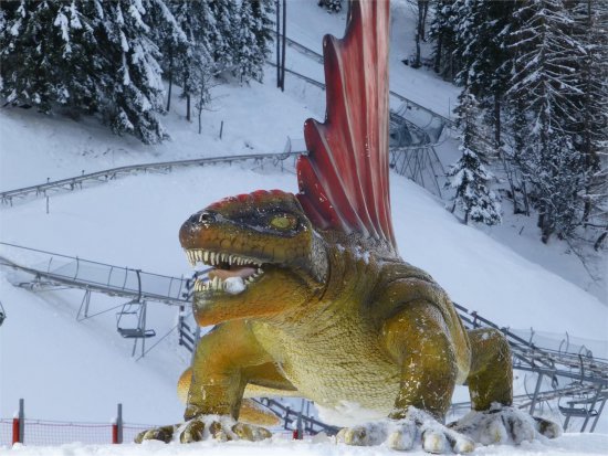 Dino Fun Line im Ahrntal in Südtirol im WInter
